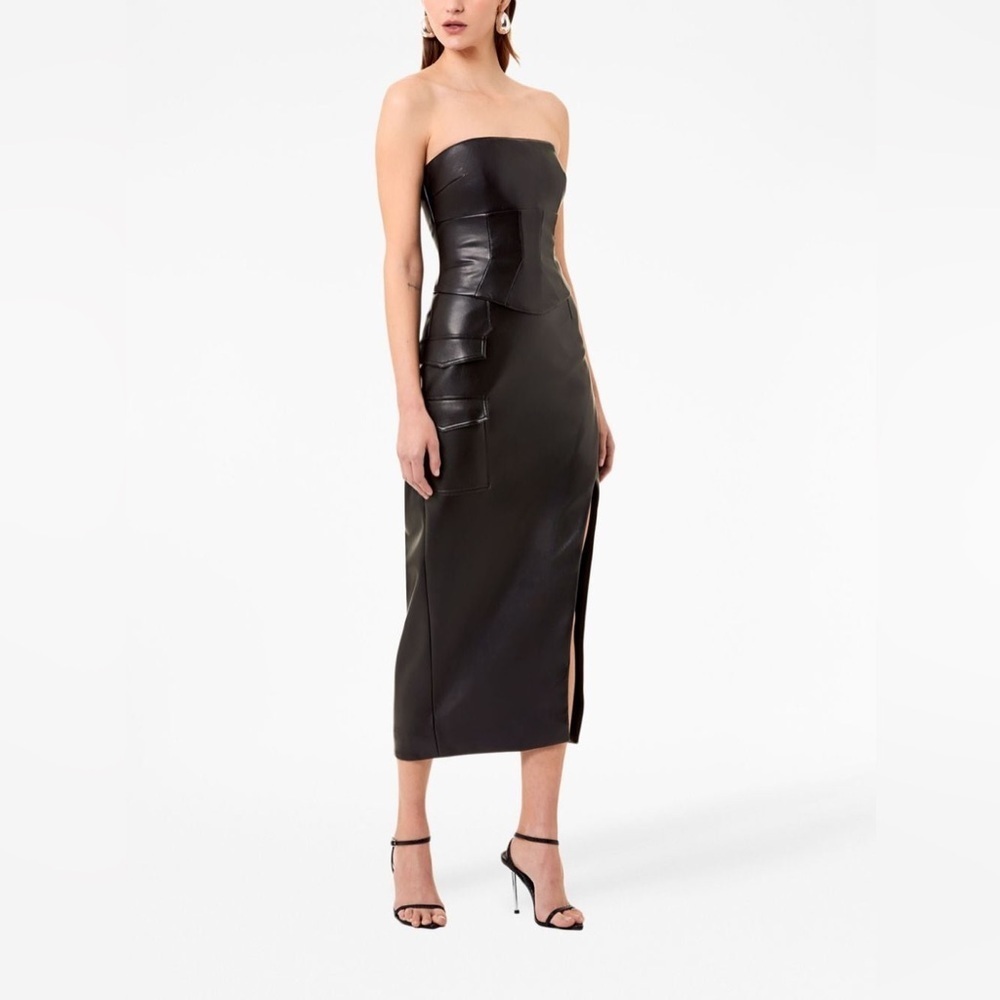 NICHOLAS Levana Skirt size 4 vegan leather skirt